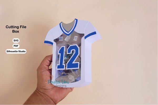 Digital Caja en forma de camiseta deportiva, cumpleaños día del padre precio en dolares americanos