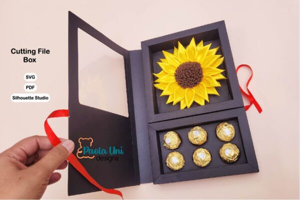 Digital caja para girasol