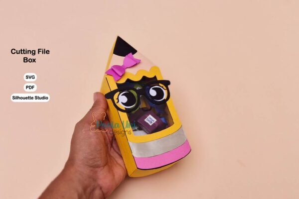 Digital caja en forma de Lapiz