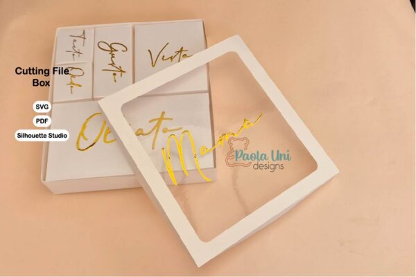 Archivo digital para recortar y armar caja de los 5 sentidos