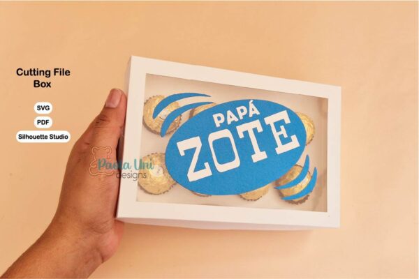 Archivo digital para recortar y armar caja para el dia del padre