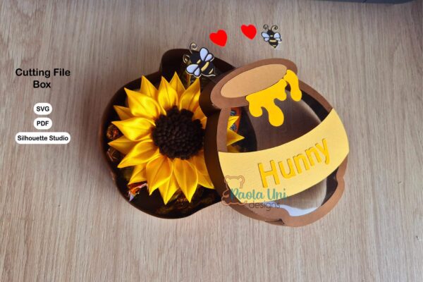 Archivo para cortar y armar caja para San Valentin, Cumpleaños