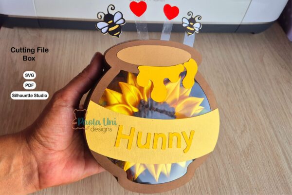 Archivo para cortar y armar caja para San Valentin, Cumpleaños