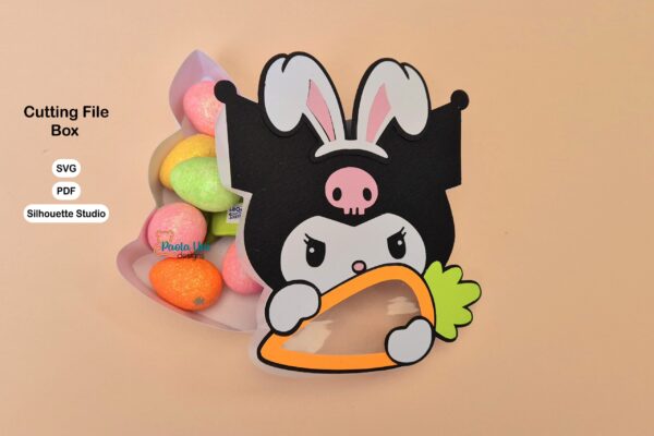 Archivo para recortar y armar caja para pascua