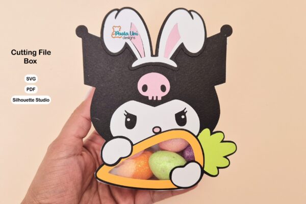 Archivo para recortar y armar caja para pascua