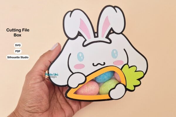 Archivo para recortar y armar caja para pascua