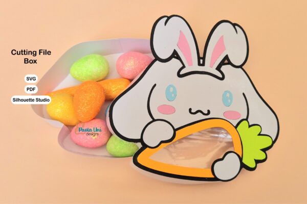 Archivo para recortar y armar caja para pascua