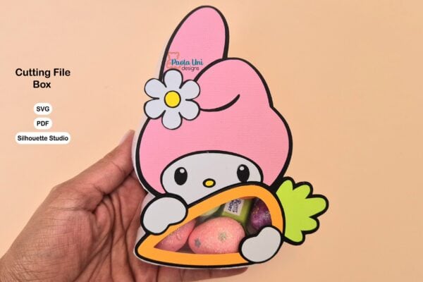 Archivo para recortar y armar caja para pascua