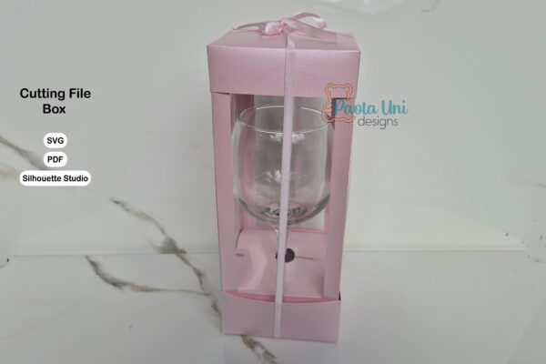 Archivo digital para recortar y armar caja porta copa, se puede pagar con cualquier tarjeta sin importar el país y con paypal