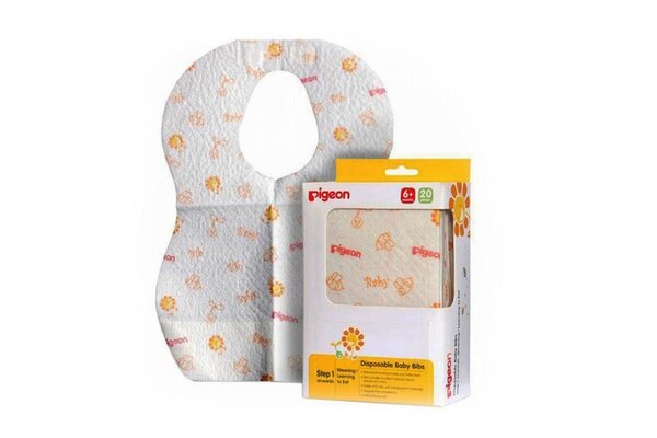 PIGEON DISPOSABLE BABY BIBS 20 PIECES Unique Pharmacy
