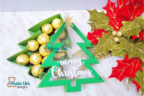 Caja Árbol Navideño SVG-Studio-PDF