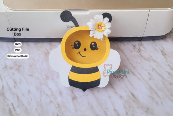 Caja en forma de abeja