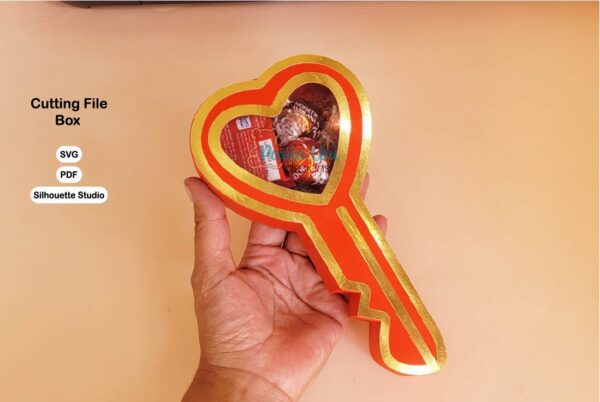 Digital Caja en forma de llave