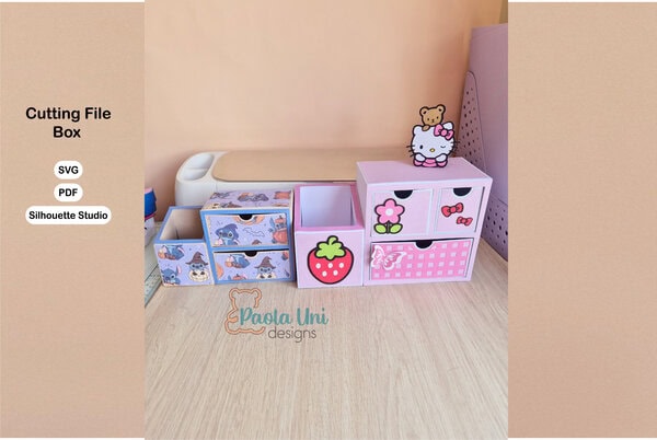 Archivo para recortar y armar organizador de herramientas - Imagen 3