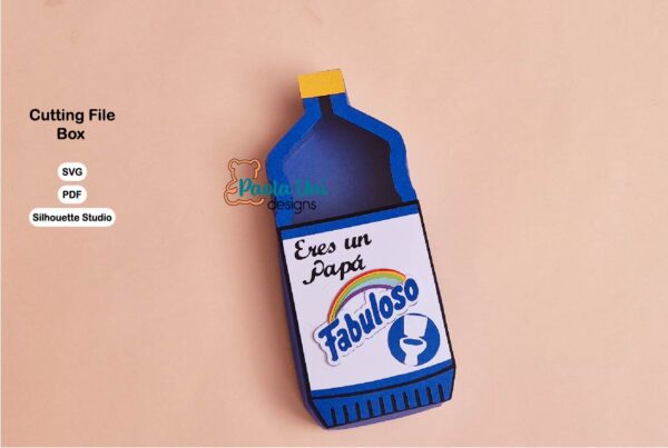 Archivo Digital caja fabuloso papá, no incluye mamá, tiene soporte de chocolates