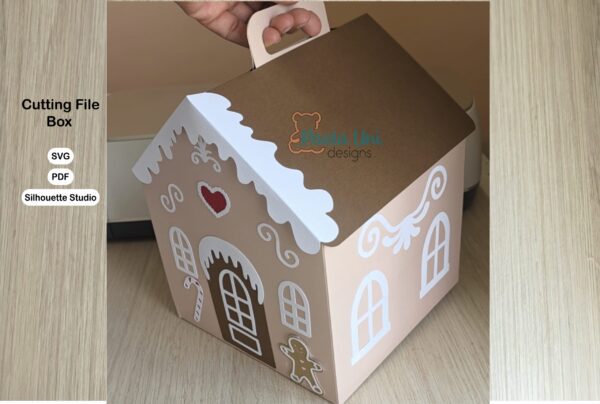 Archivo digital para recortar y armar calendario de adviento ó caja para casa navideña