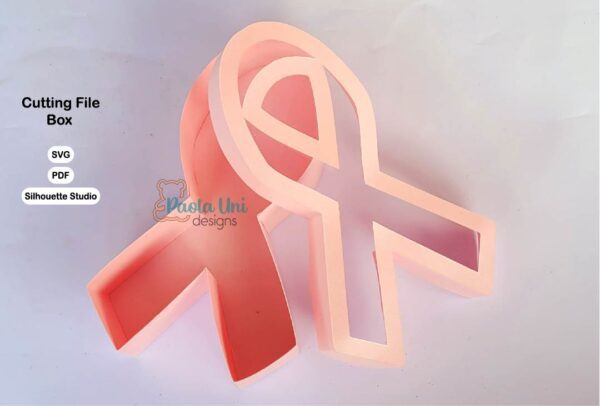 Digital Caja en forma de lazo contra el cancer de mama