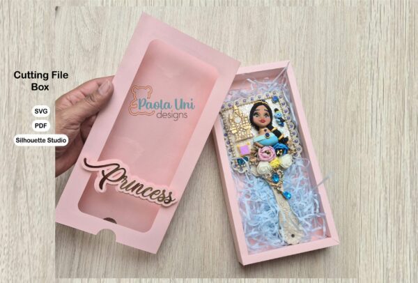 Archivo para recortar y armar caja para espejo