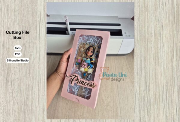 Archivo para recortar y armar caja para espejo