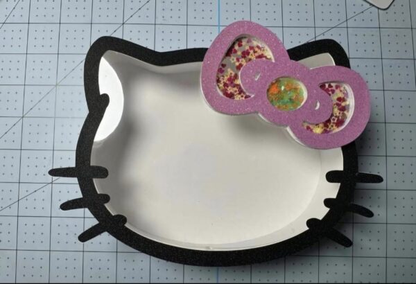 Archivo para recortar y armar caja kitty