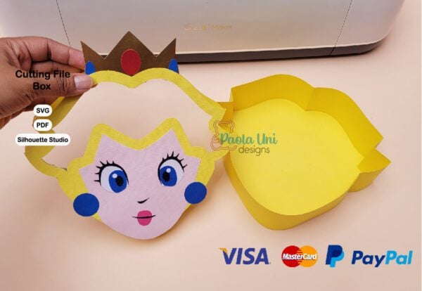 Caja Pricesa Peach  Mario Bros