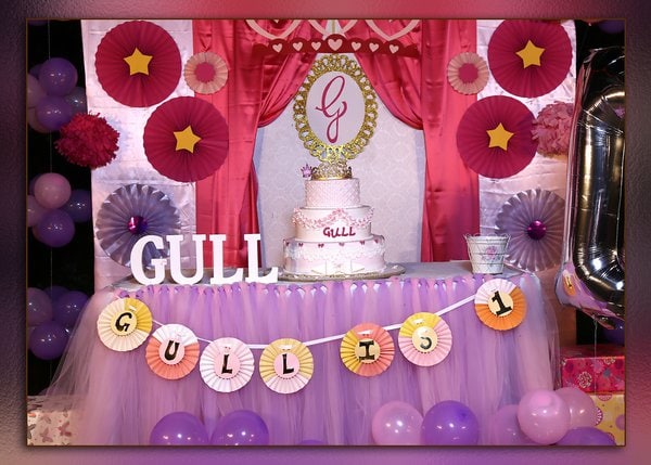 one year birthday. cake, decoration. All hand made.