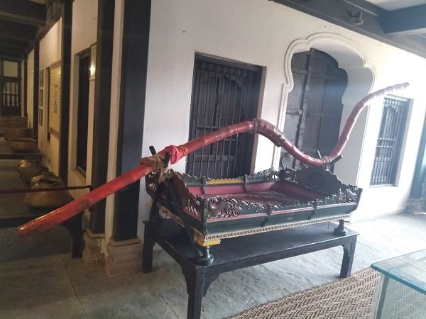 Palanquins in Rajwada Indore
