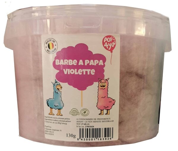 Barbe à papa VIOLETTE XL