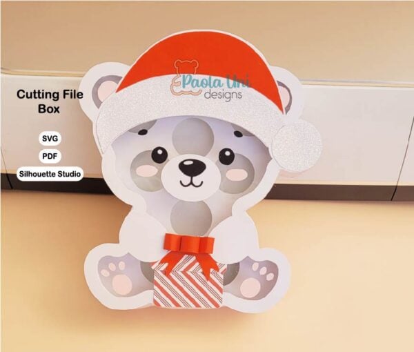 Caja En forma de oso para Navidad