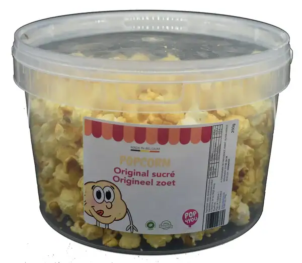 Seau popcorn caramel 250g