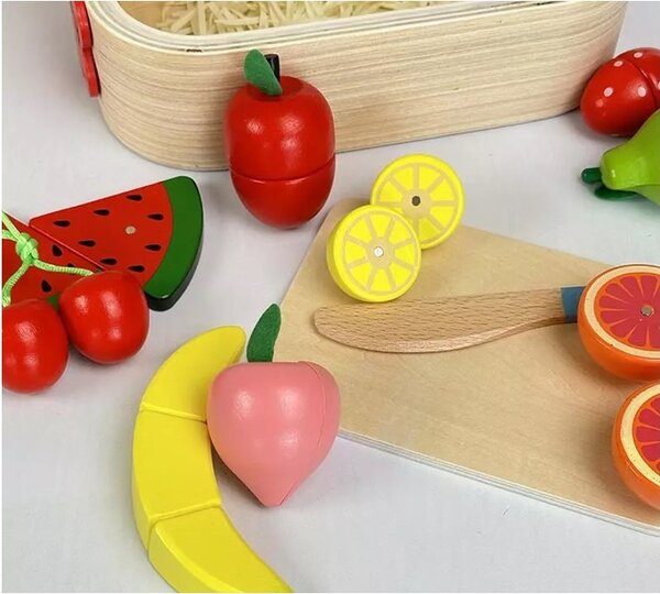 Canasta de Frutas y Vegetales Magnéticos - Imagen 4