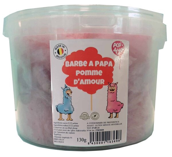 Barbe à papa Fraise XL