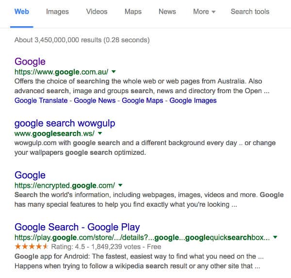 google-seo-townsville