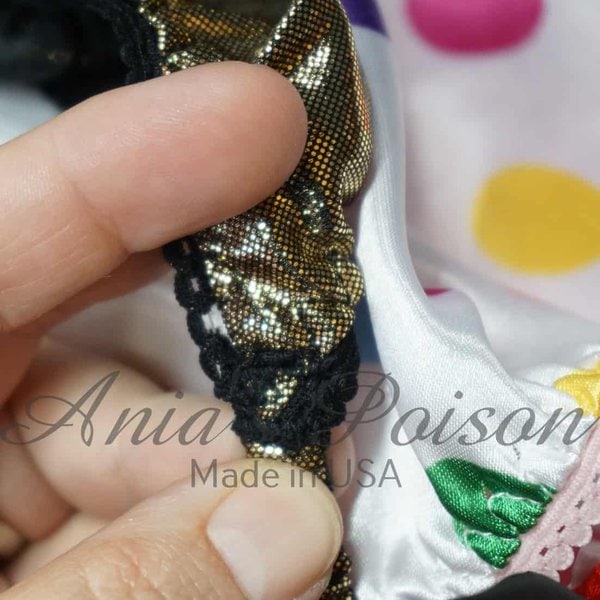 SECONDS LOT 10 Pieces WOMEN'S Sissy Satin Foil shiny Panties sz XXL - Image 7