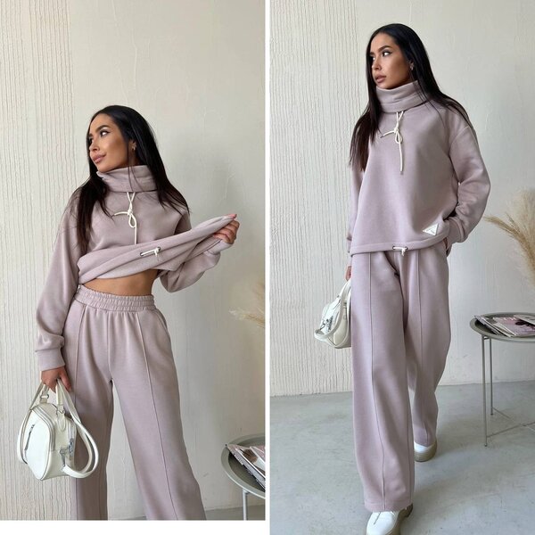 Костюм спортивний жіночий NOBILITAS трикотаж на флісі (арт. 22029) — изображение 11