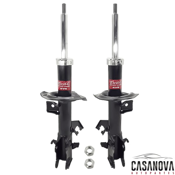 Amortiguadores Delanteros para NISSAN Tiida 1.6L y 1.8L HR16, HR18 marca KYB Excel G OEM 333390/ 54302-ED501/ 54303-ED501