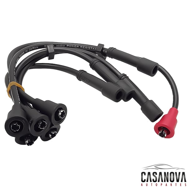 Cable de bujías de TRES marca TOYOTA Hilux 1600 12R / Toyota Stout 2000 5R marca SEIWA JAPON OEM 90919-21223