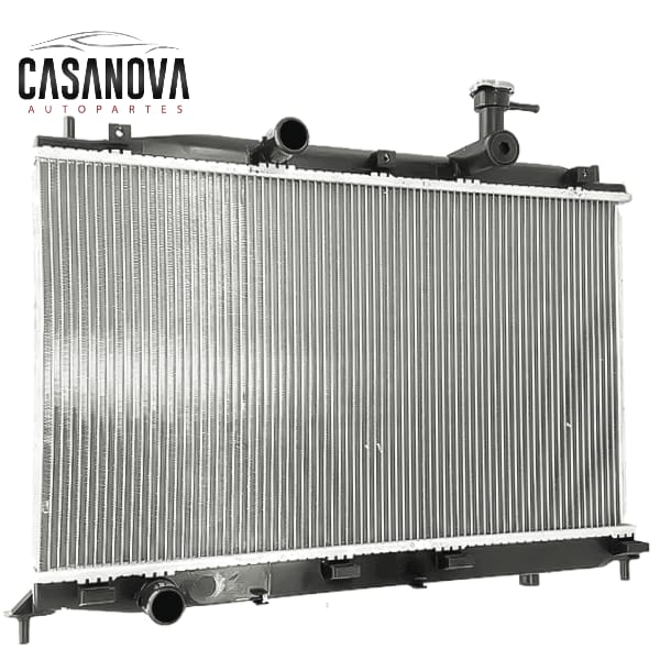 Radiador para HYUNDAI Accent Verna 1.4 y 1.6 marca ALLParts OEM 25310-1E100 de costado