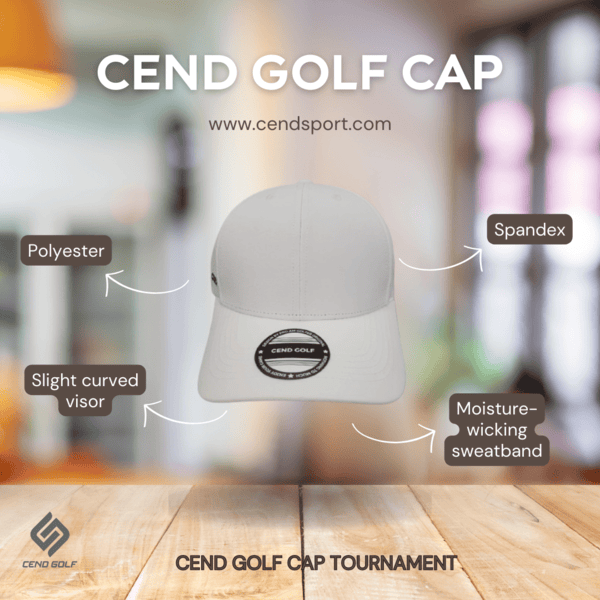 CEND Golf Cap (White 03)