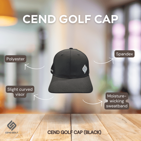 CEND Golf Cap (Black 03)