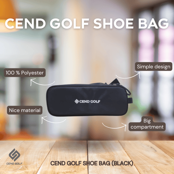 CEND Golf Shoe Bag (Black)