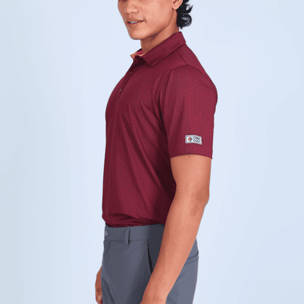 CEND Golf Men T-Shirt (Legacy Maroon) CGM-116