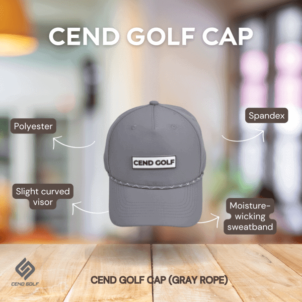 CEND GOLF CAP (Silver Rope)