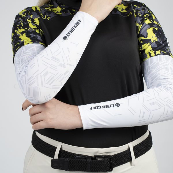 CEND GOLF ARM SLEEVE (WHITE) UPF 50+ UV PROTECTION