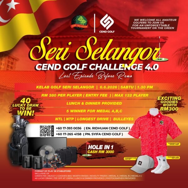 TOURNAMENT SERI SELANGOR CEND GOLF CHALLENGE 4.0
