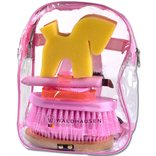 Set četki u rancu rozi