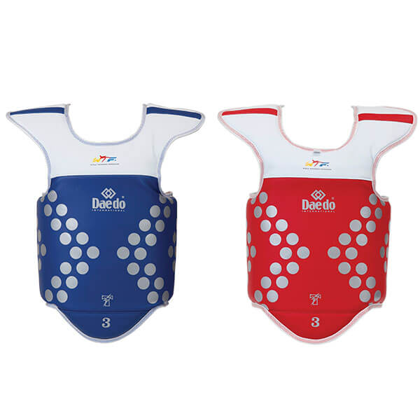 Pechera electrónica sin transmisor - azul y rojo reversible - GEN 1