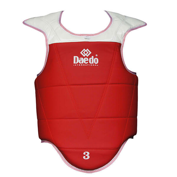 Protector Pecho Taekwondo Reversible - Azul / Rojo - Imagen 3