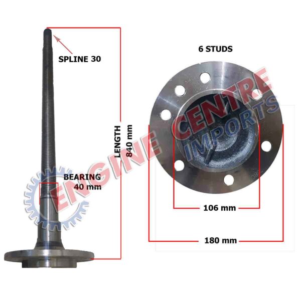 QUANTUM SIDESHAFT – LEFT / RIGHT HAND SIDE