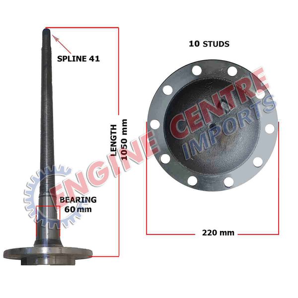 ISUZU FTR 850 SIDESHAFT - LEFT / RIGHT HAND SIDE